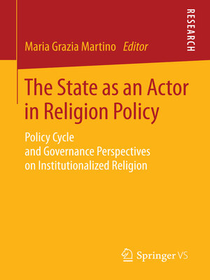cover image of The State as an Actor in Religion Policy